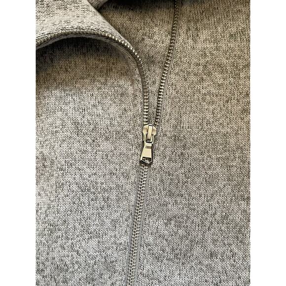 Old Navy Jacket Active Women's Grey Zip Snap Size L Full Zip Collar To High Neck - Picture 4 of 11